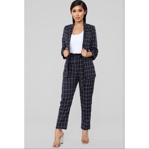 NWT Fashion Nova Blazer Set - BLAZER & PANTS